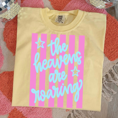 PRE-ORDER the heavens are roaring DTF 7-10 BUSINESS DAY TAT