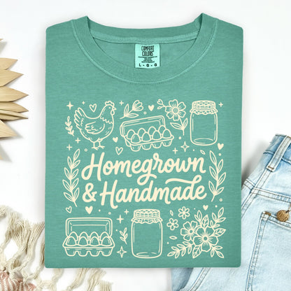 homegrown & handmade screen print transfer•