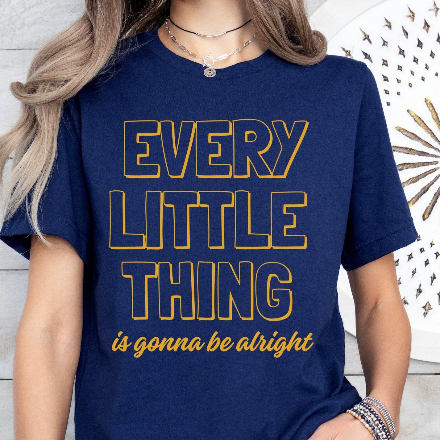 every little thing is gonna be alright screen print transfer•