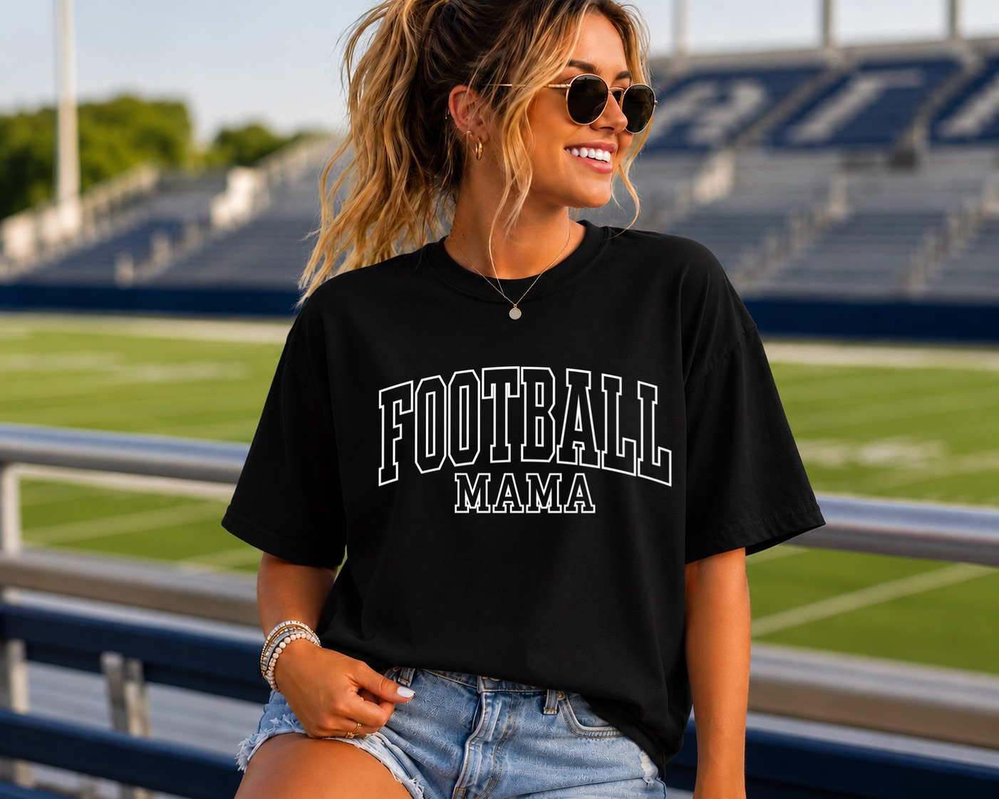 football mama screen print transfer•