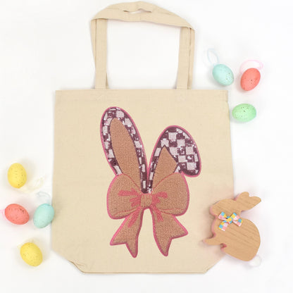 Sequins Patch - Bunny Ears pink