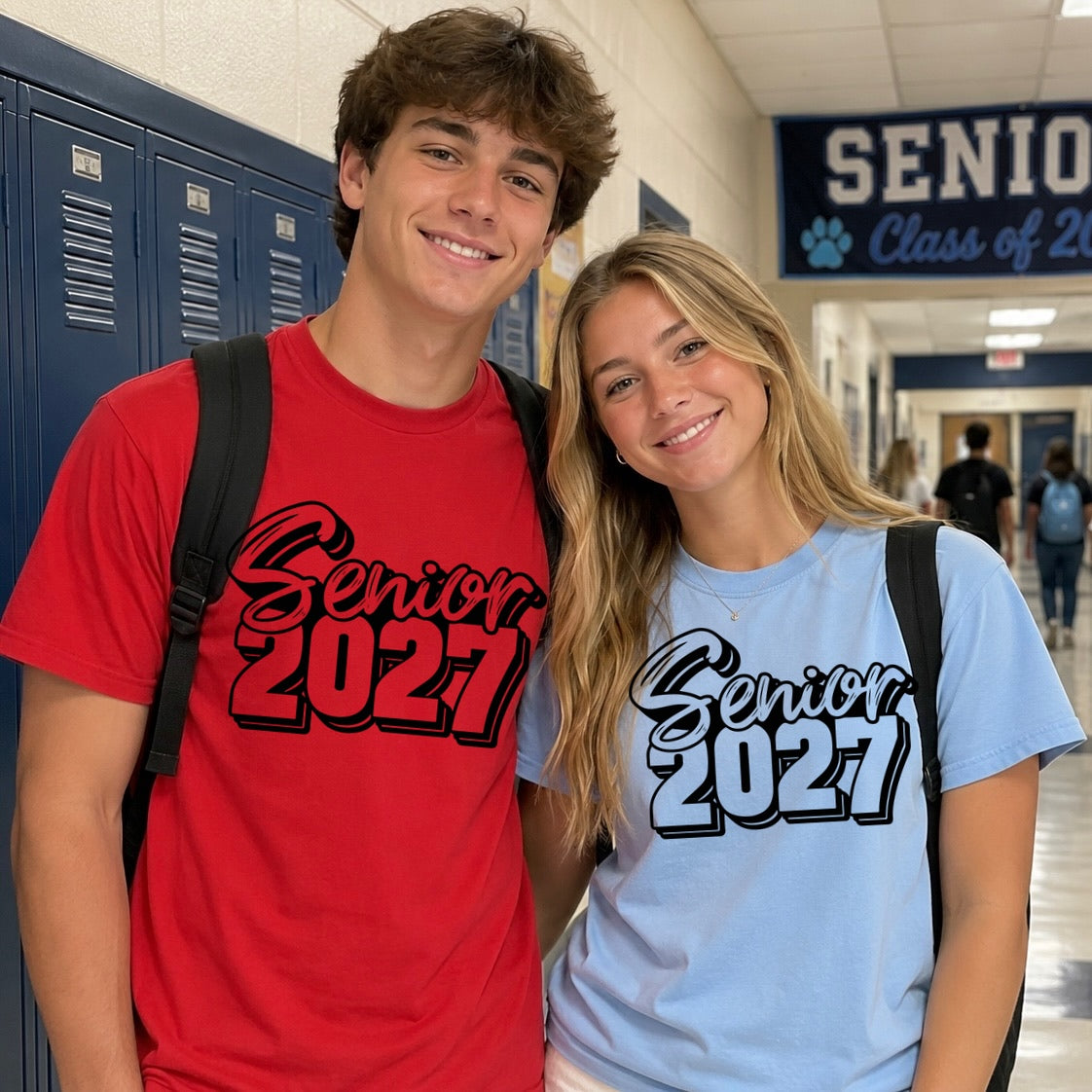 Senior 2027 screen print transfer•