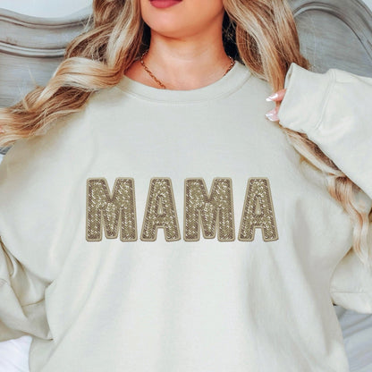 faux sequins mama clear film transfer