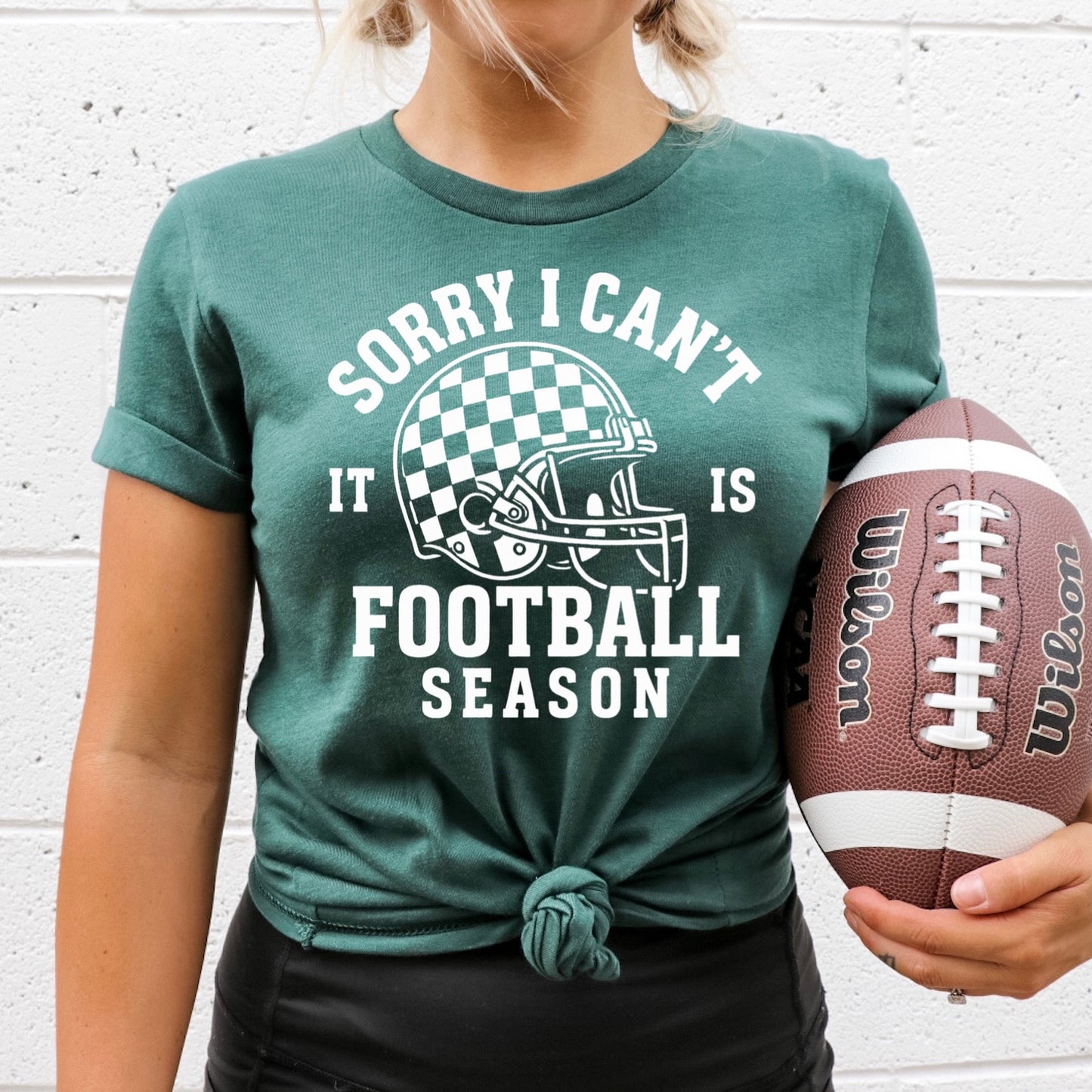 sorry I cant football season screen print transfer