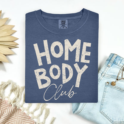 homebody club screen print transfer•