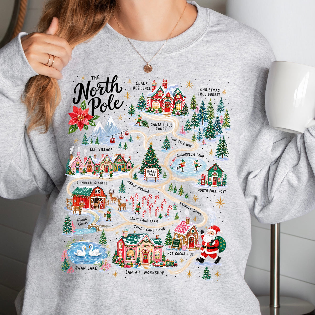 north pole village DTF 300° 5-10 biz day tat PRE-ORDER