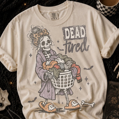 dead tired clear film screen print