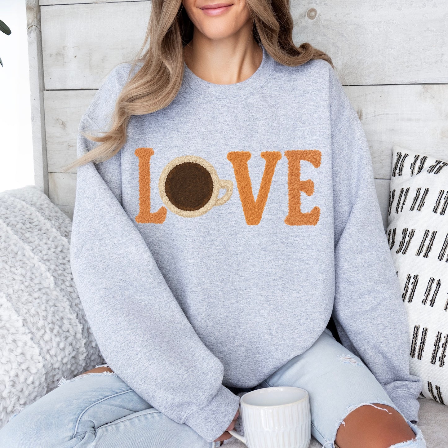 coffee LOVE clear film screen print