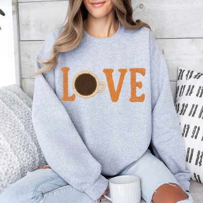 coffee LOVE clear film screen print