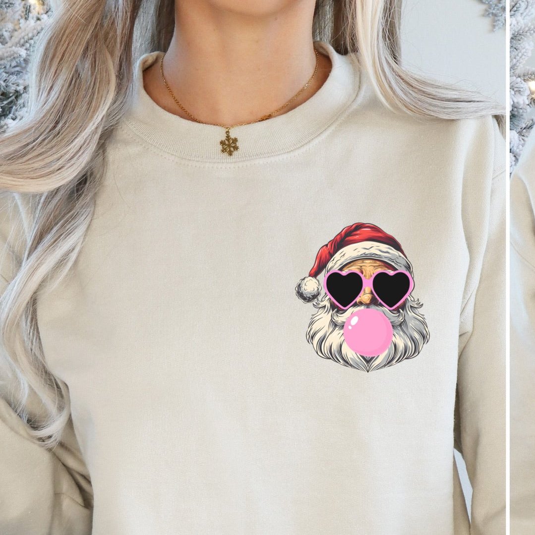 POCKET bubblegum santa