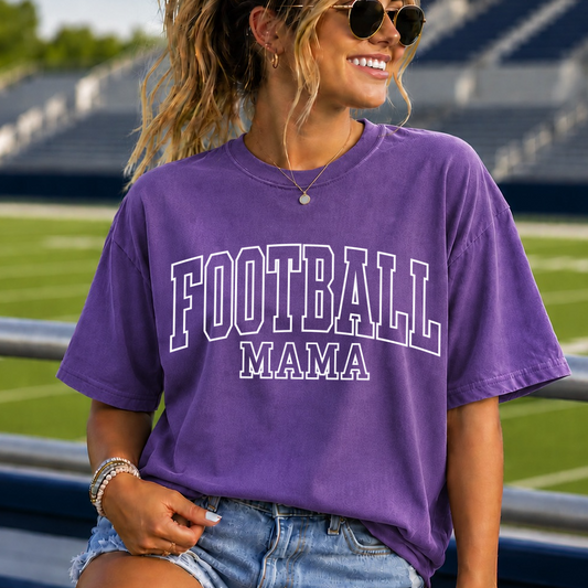 football mama screen print transfer•