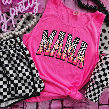 PRE-ORDER 7-10 business days checker flame MAMA DTF