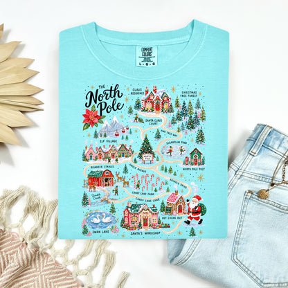north pole village DTF 300° 5-10 biz day tat PRE-ORDER