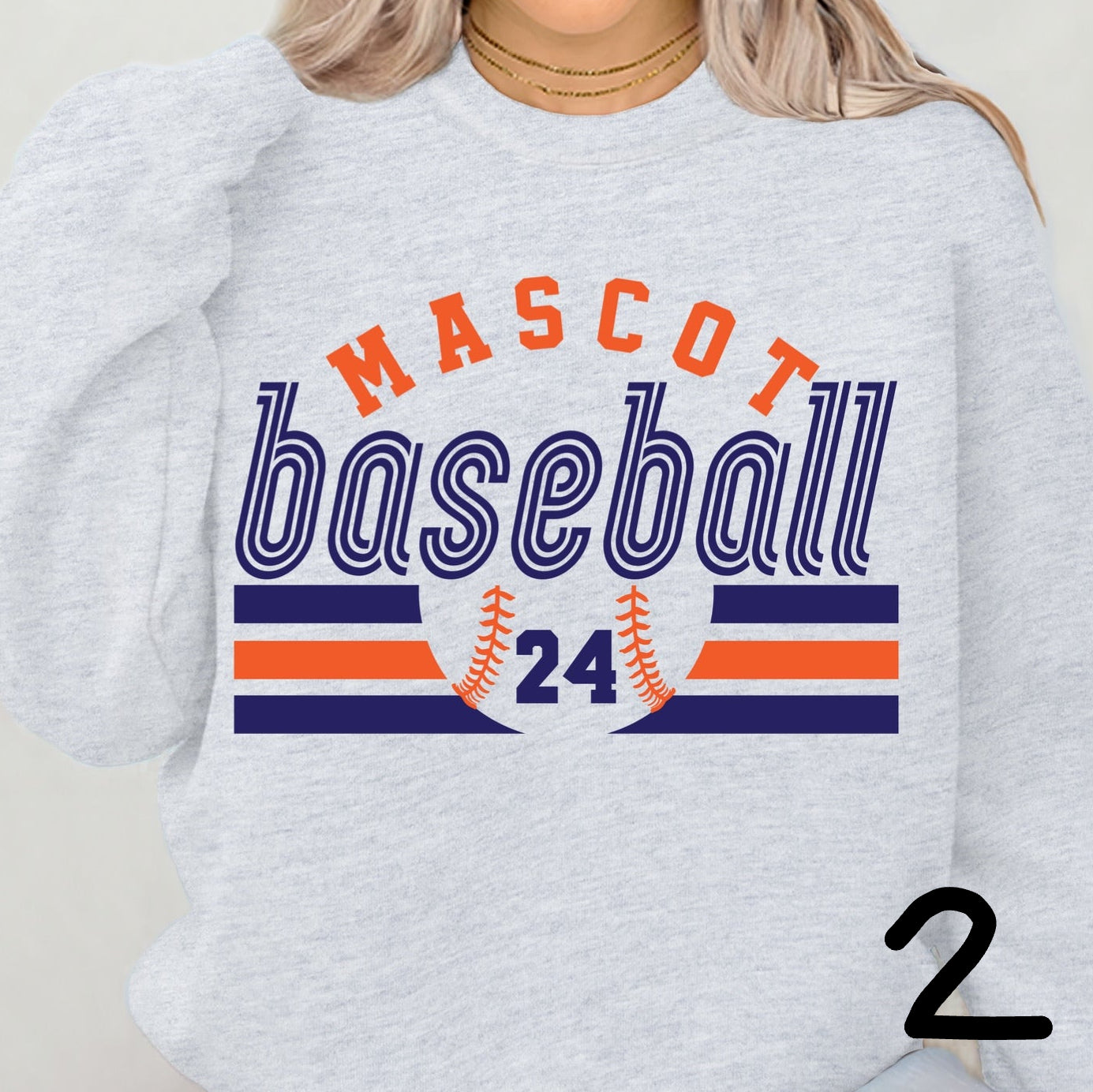 semi-custom BASEBALL mascot (design set up only)