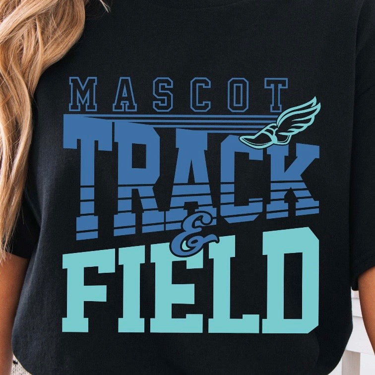 semi-custom TRACK & FIELD mascot (design set up only)
