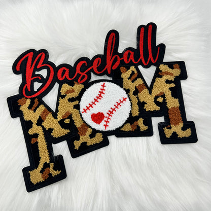 Chenille Patch - Baseball Mama