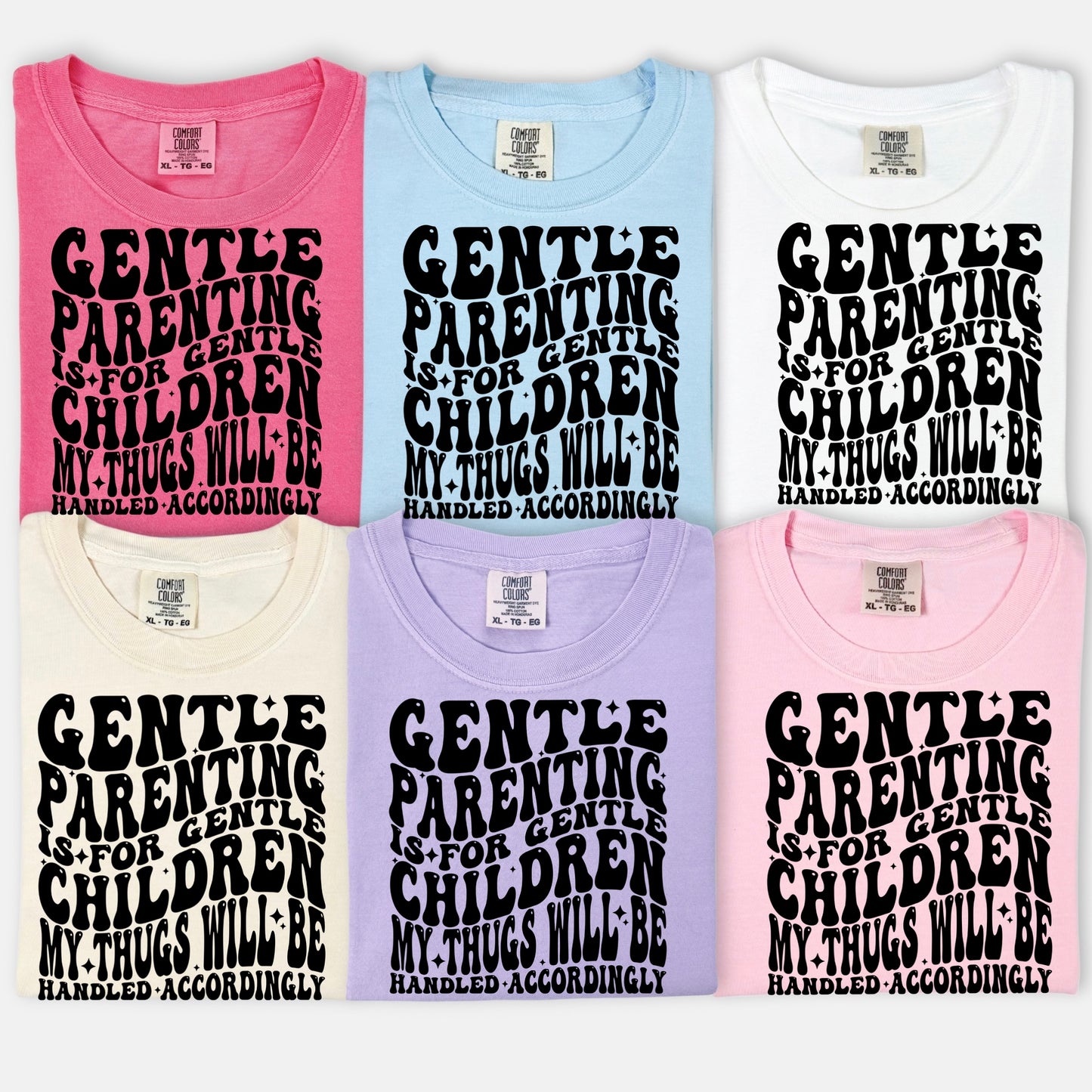gentle parenting is for gentle children screen print transfer