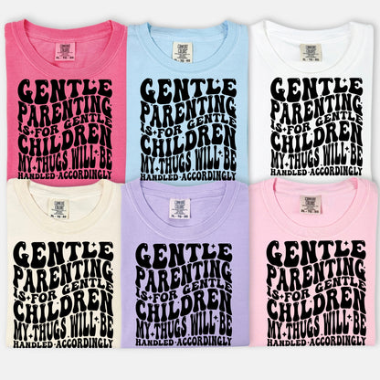 gentle parenting is for gentle children screen print transfer