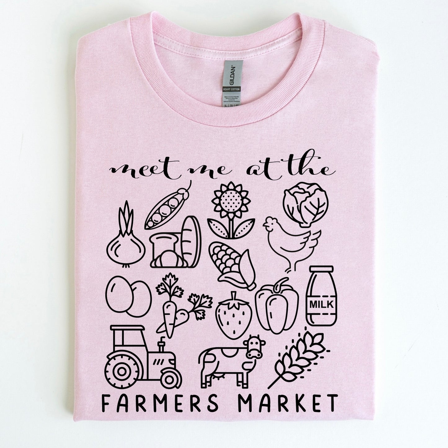 MEET ME AT THE FARMERS MARKET SCREEN PRINT TRANSFER