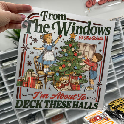 PRE-ORDER deck these halls DTF 5-7 biz day tat