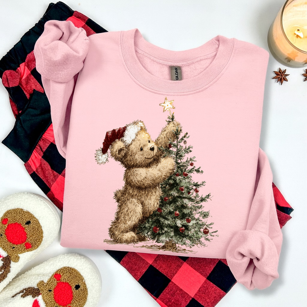 PRE-ORDER teddy bear tree DTF 5-7 biz day tat