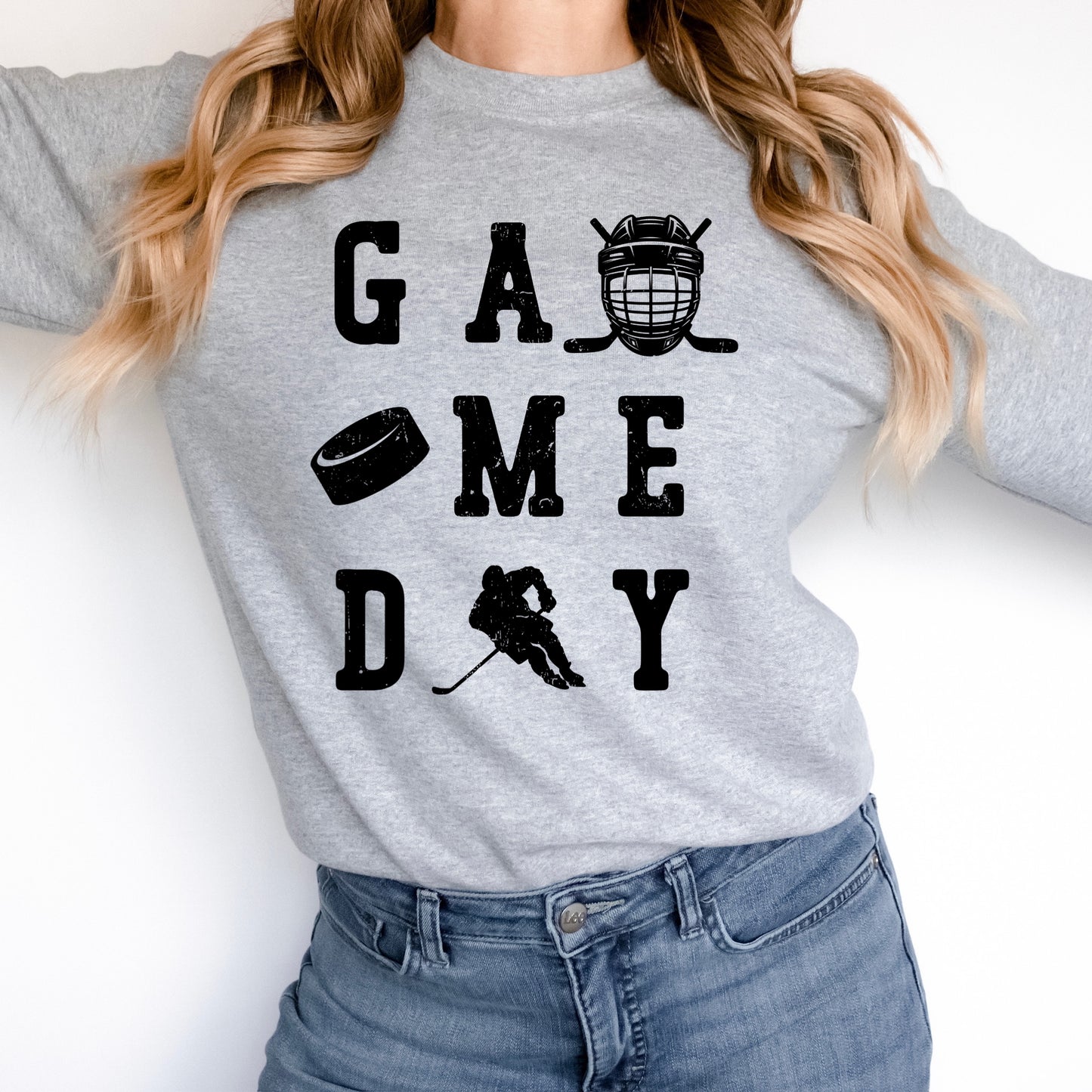 hockey game day screen print transfer