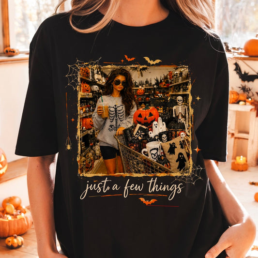 just a few things shopping clear film screen print
