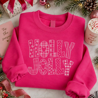 Holly Jolly screen print transfer