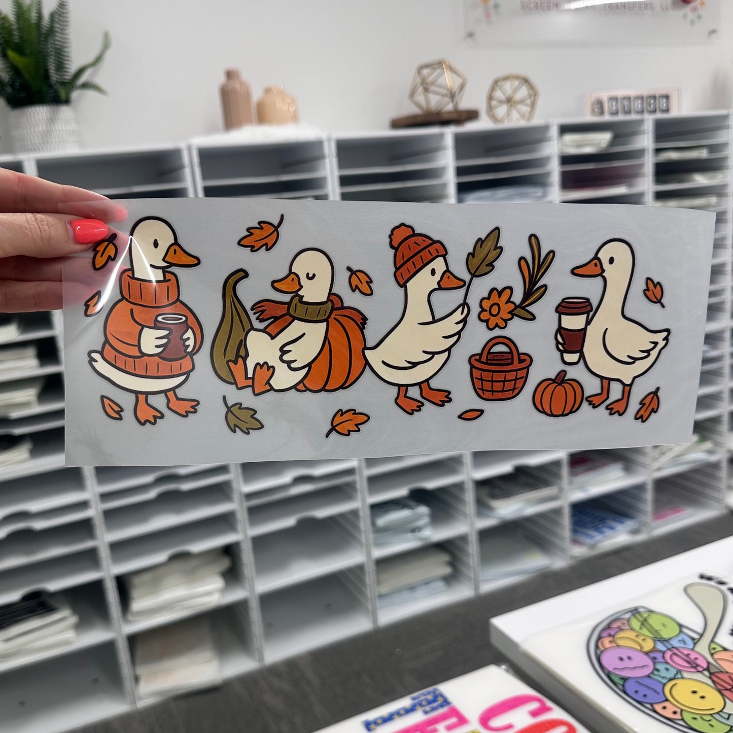 PRE-ORDER 5-7 biz day tat autumn geese DTF