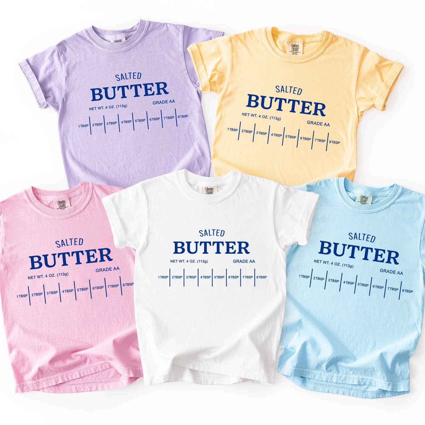 salted butter screen print transfer