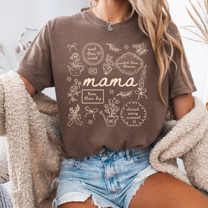 mama doodles screen print transfer•