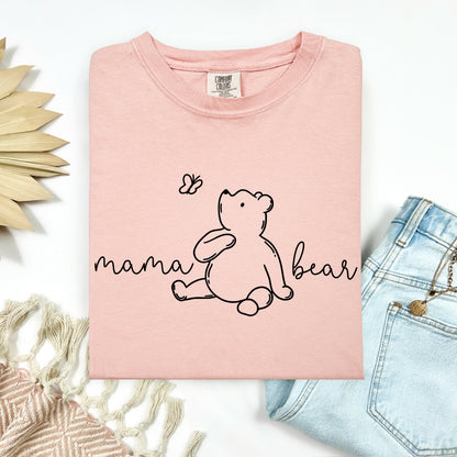 mama bear screen print transfer•