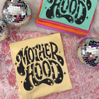 Motherhood retro screen print transfer•