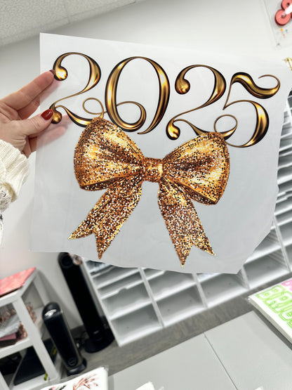 2025 gold bow clear film transfer