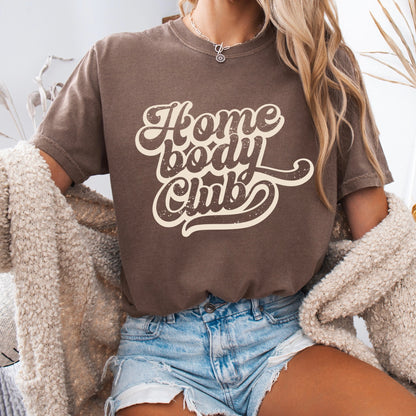 Homebody Club screen print transfer