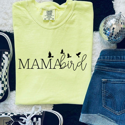 Mama bird screen print transfer•