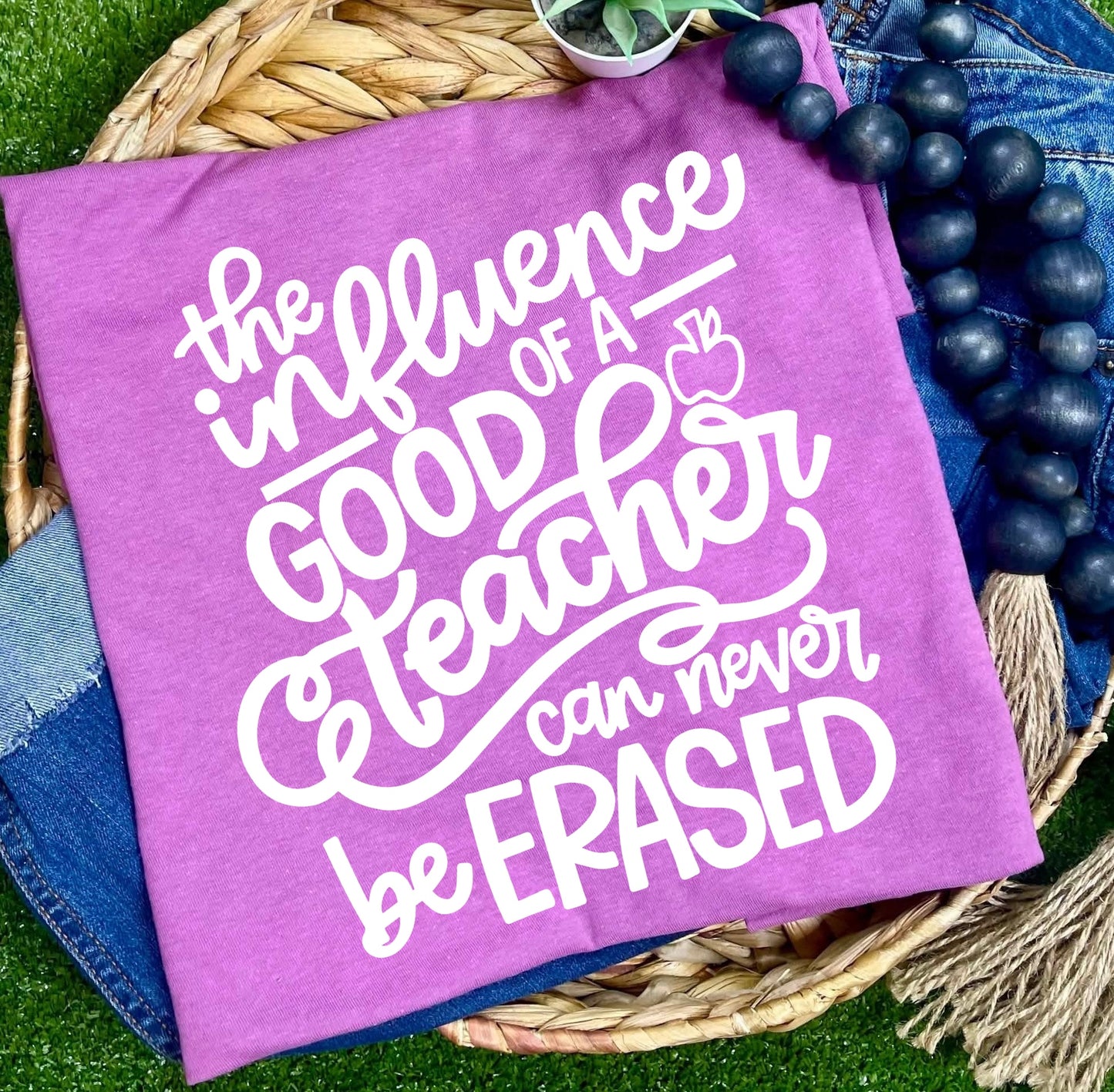 the influence of a good teacher screen print transfer•