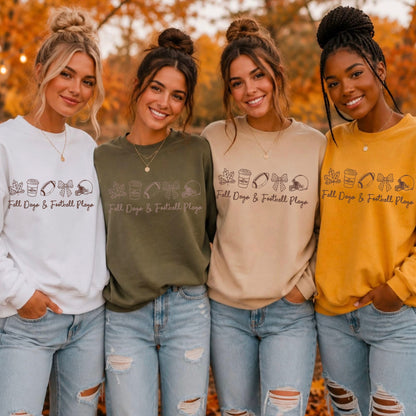 fall days & football plays screen print transfer•