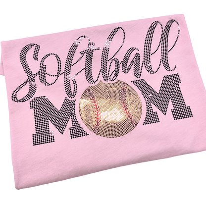 Spangle Transfer - Softball Mom