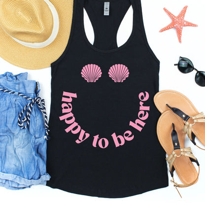 happy to be here screen print transfer•