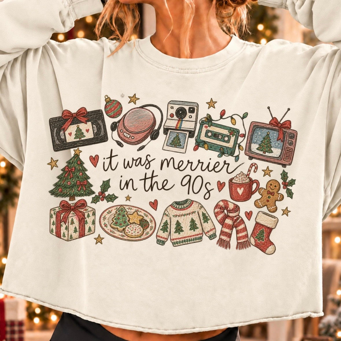 PRE-ORDER it was merrier in the 90s DTF 5-10 biz day tat