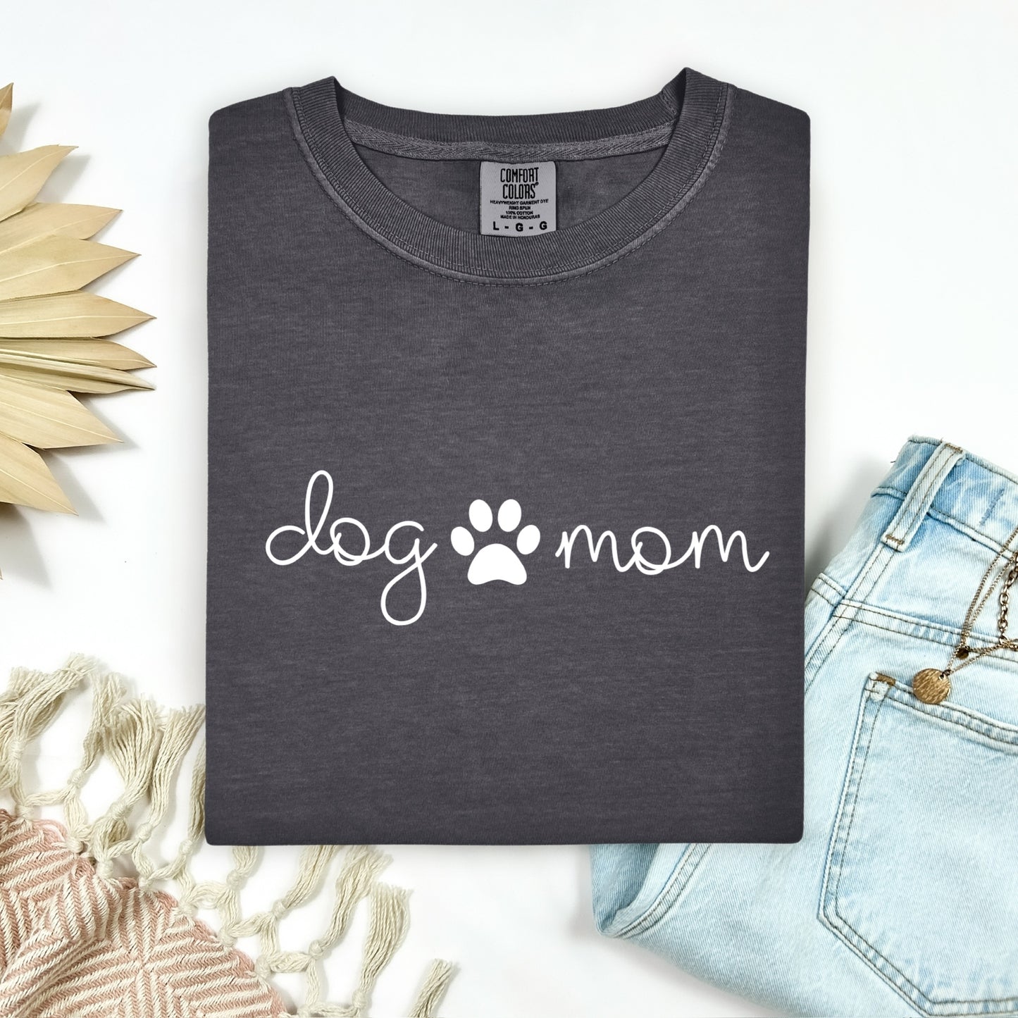 dog mom screen print transfer