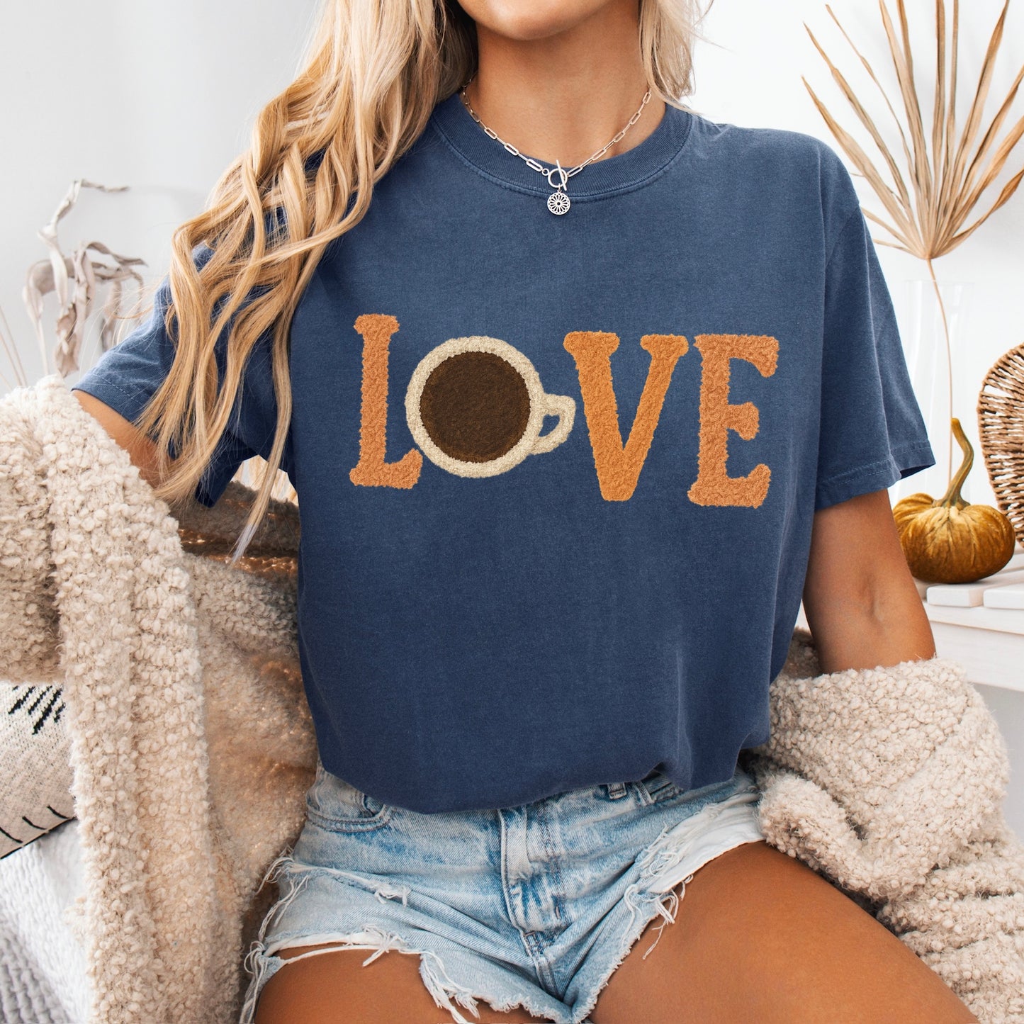 coffee LOVE clear film screen print