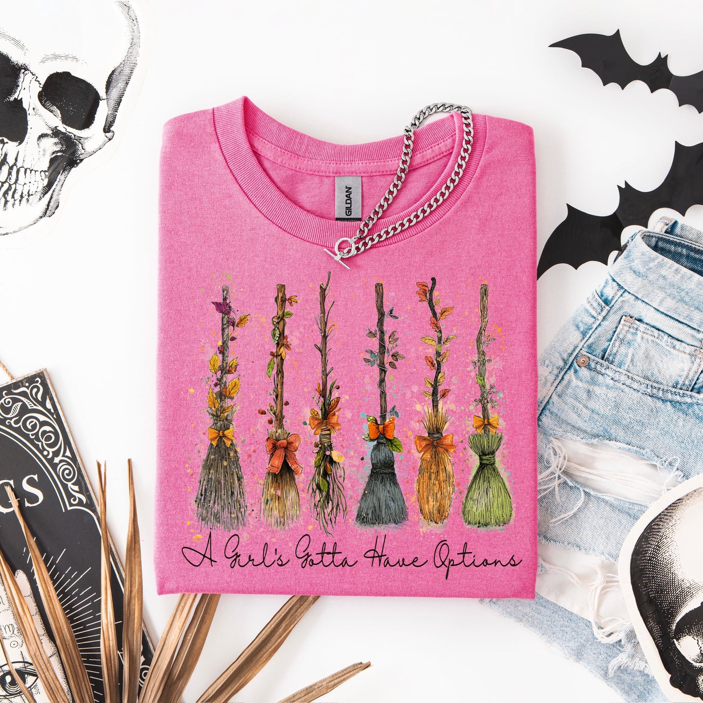 PRE-ORDER 5-7 biz day tat witch brooms DTF