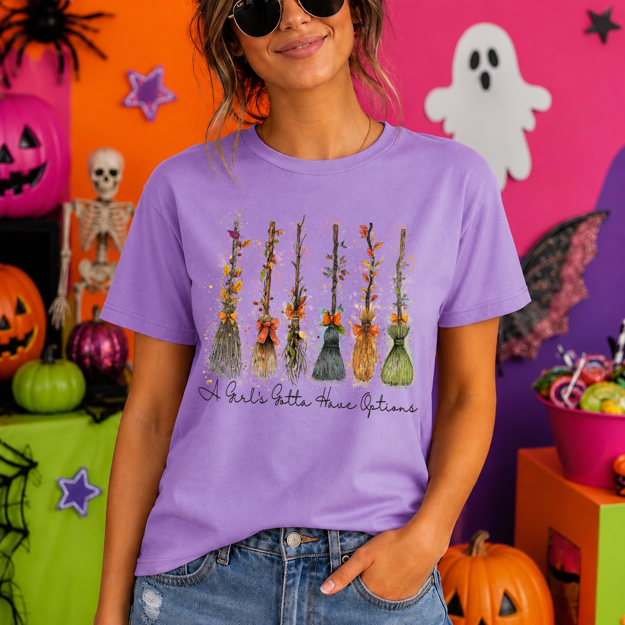 PRE-ORDER 5-7 biz day tat witch brooms DTF