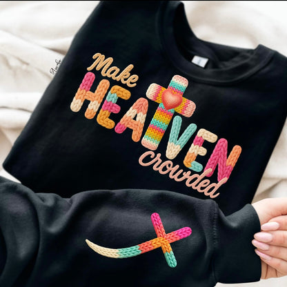 make heaven crowded clear film screen print