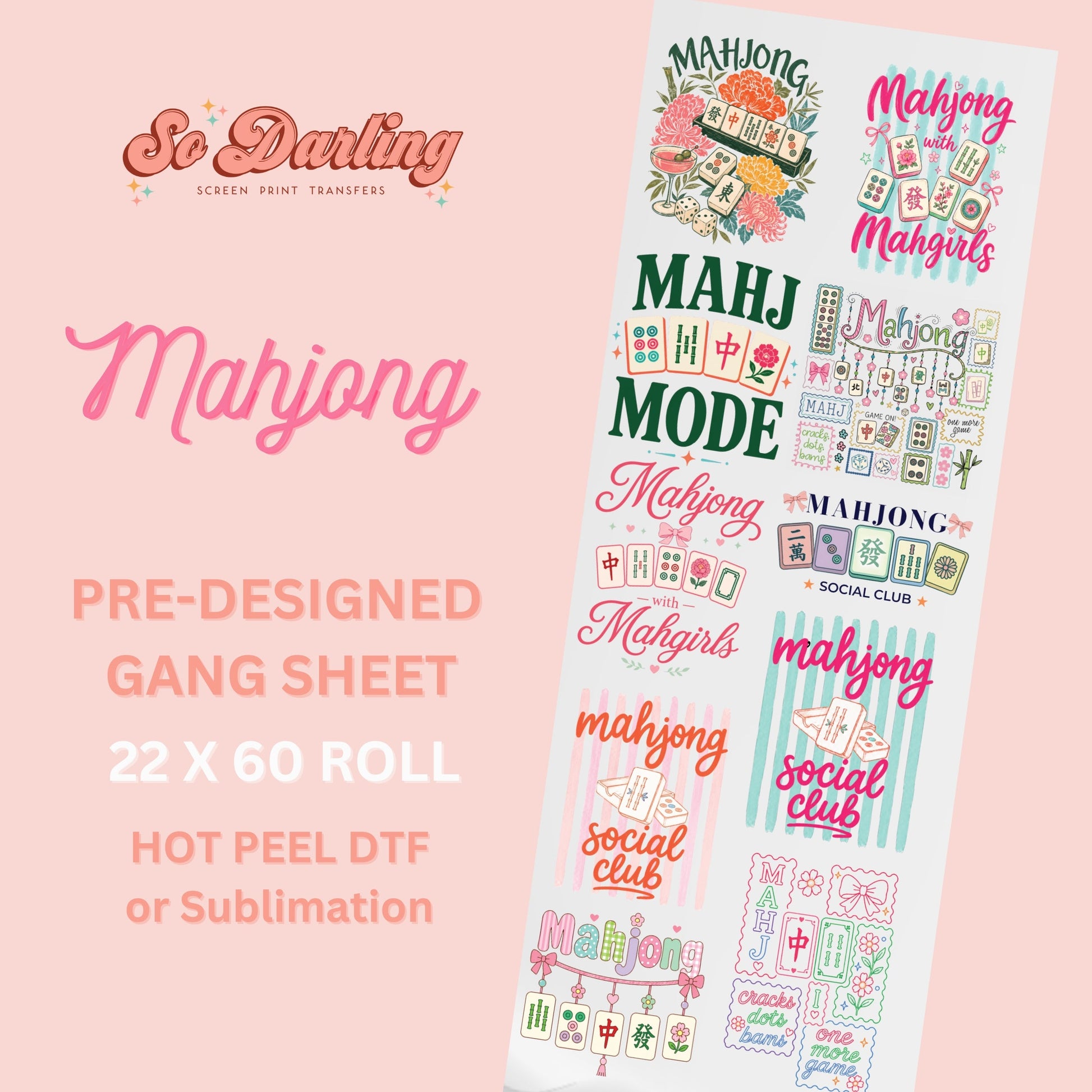 mahjong gang sheet