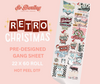 pre-designed RETRO CHRISTMAS dtf gang sheet - 5-7 business day TAT