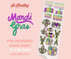 pre-designed MARDI GRAS dtf gang sheet - 1-2 business day TAT
