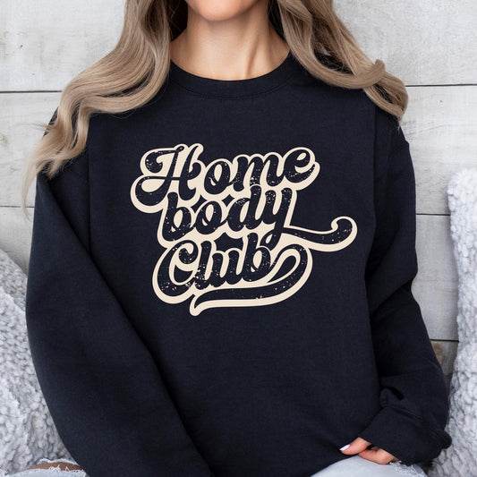 Homebody Club screen print transfer